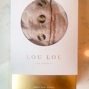 Lou Lou and Co knotted gown and twisted knot headband